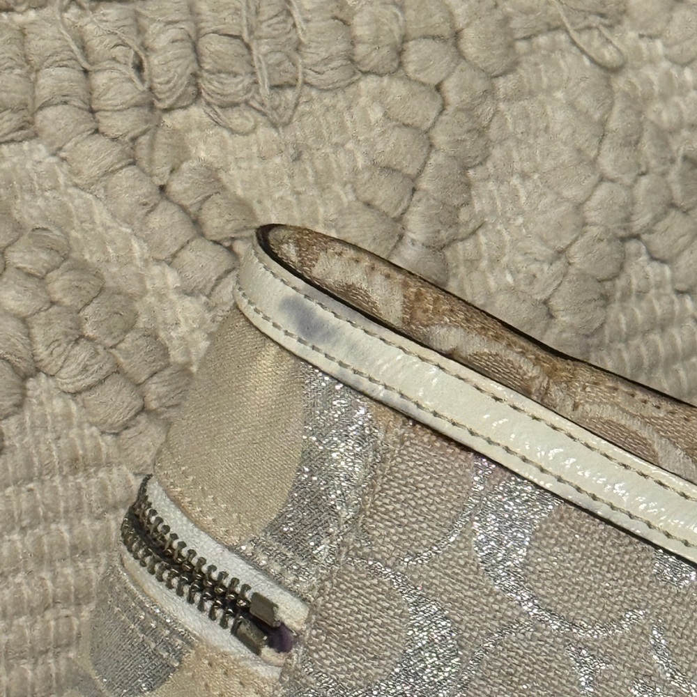 COACH Patchwork Shopper Tote in White - image 4